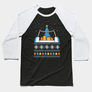 Christmas Narwhals Baseball T-Shirt